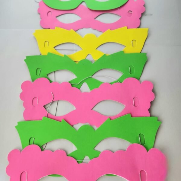 Antifaz Fluor Pleno Multicolor x8