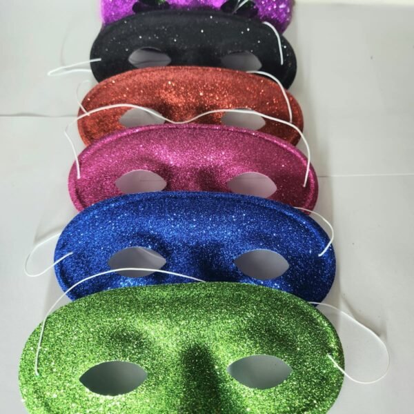 Antifaz Brillo Multicolores x6