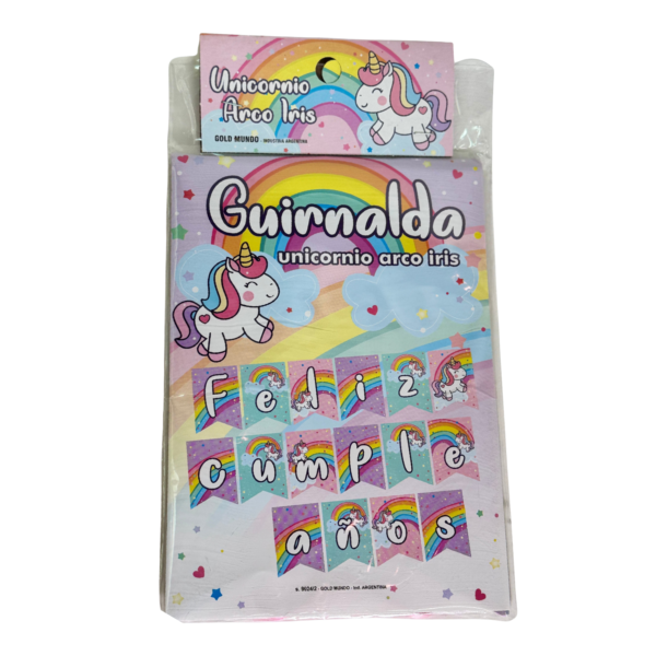 Banderin Unicornio