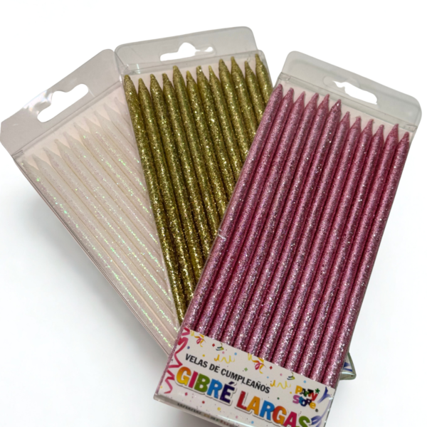 Vela larga con gibre x 12
