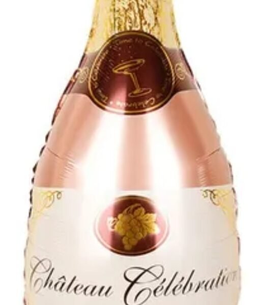 Globo Silueta Champagne Rosado