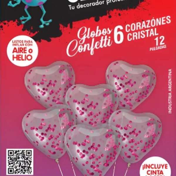 Kit de 6 corazones
