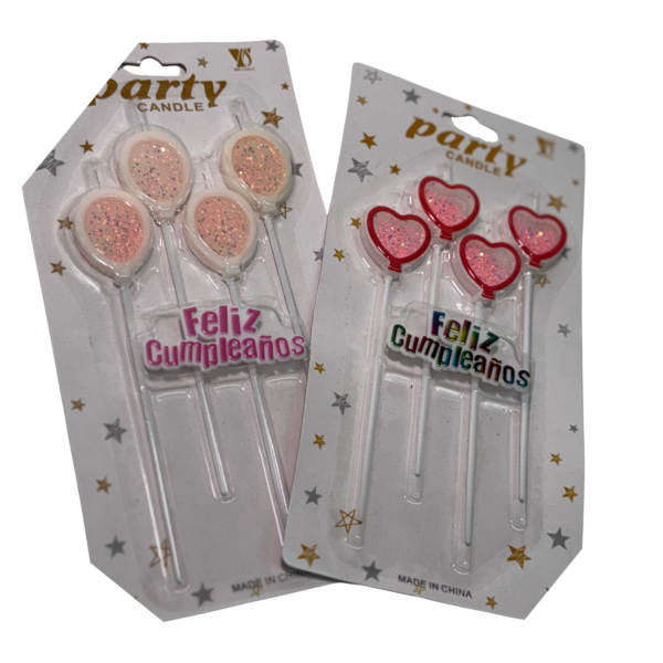 Vela x 5 piezas con F.C