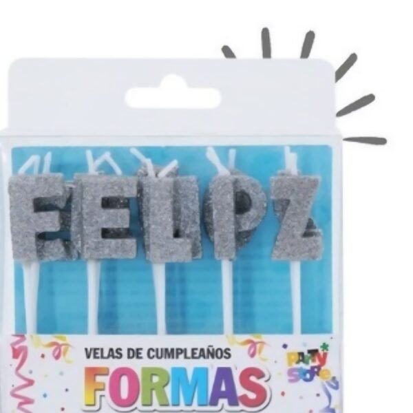 Vela Frase F.C. Gibre Plateada