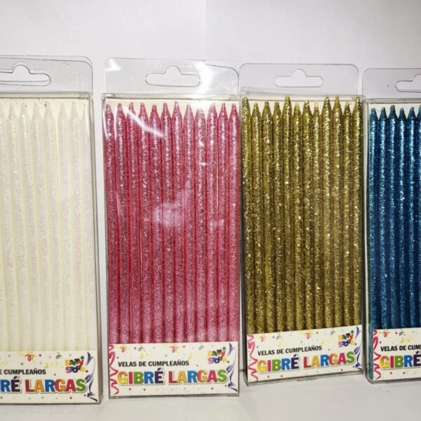 Vela larga con gibre x12