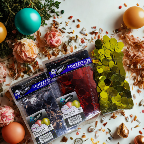 Confeti redondos Metalizados