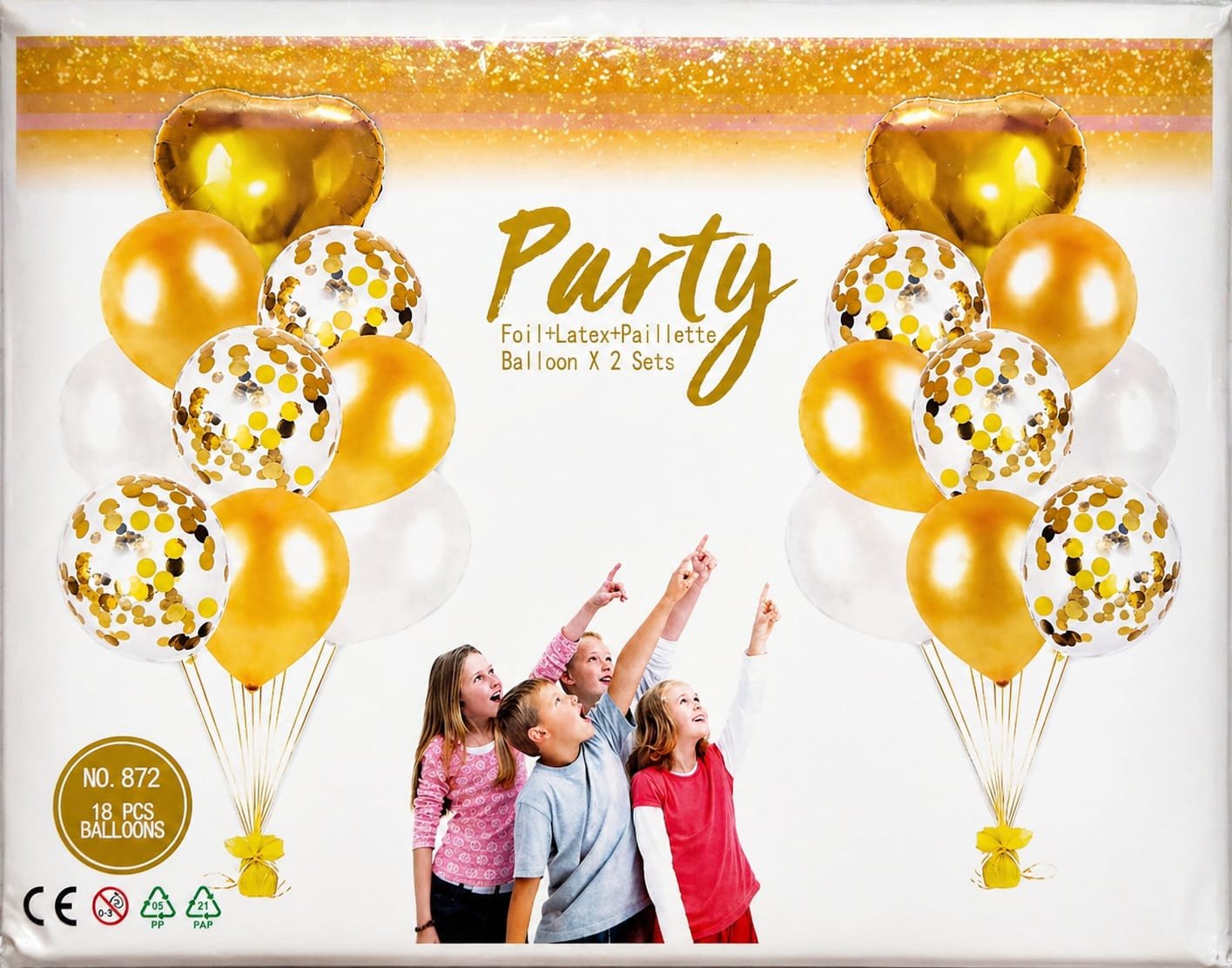 Kit Globos Party 18 pcs - Imagen 2