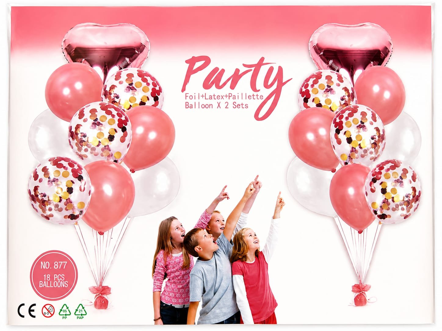 Kit Globos Party 18 pcs