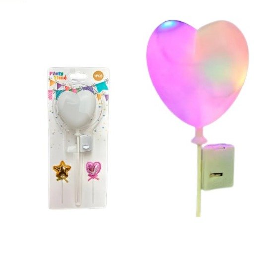 Pinche Adorno Corazon con luz